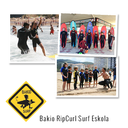 Aprende a hacer surf bakio rip curl surf