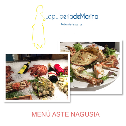 Menú Aste Nagusia pulperia-marina restaurante gallego bilbao