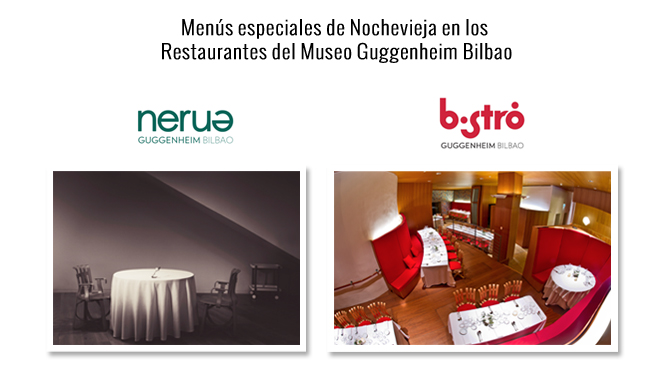 Restaurantes Museo Guggenheim Bistró-Nerua-Menú Nochevieja Navidad Bilbao