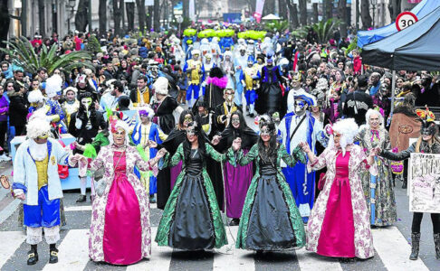 Carnaval en las calles de Bilbao