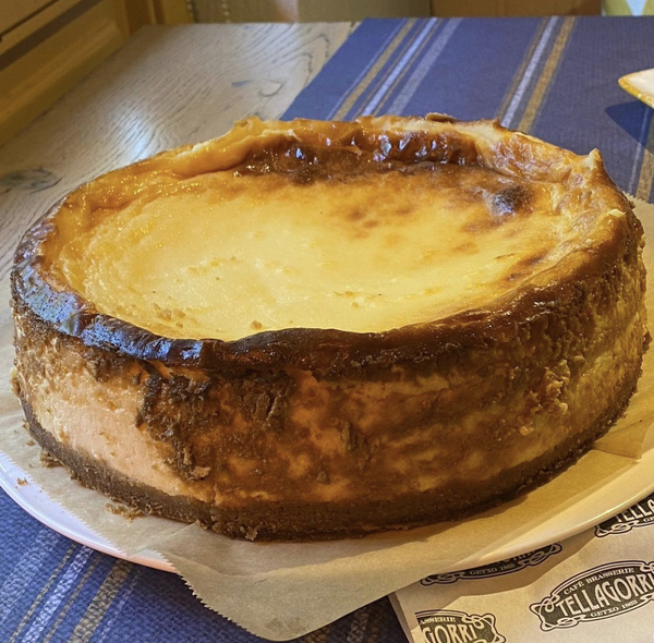 Tarta de queso en brasserie tellagorri Algorta