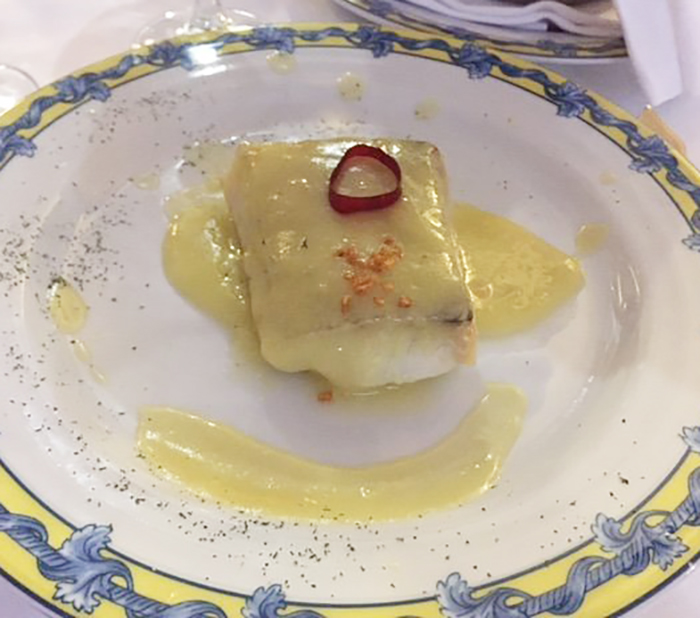 bacalao al pil pil en Untzigain