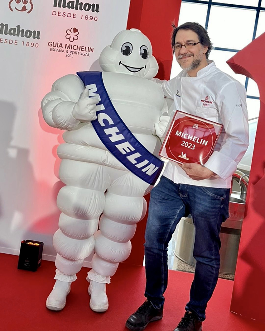 Pasul Ibarra chef de Los Fueros Bilbao recomedado en guia Michelin