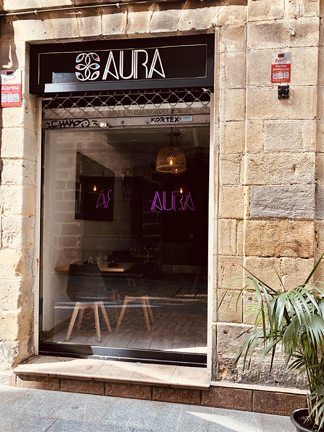 restaurante Aura Bilbao fachada