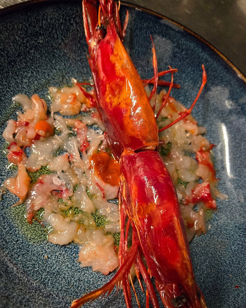 Restaurante The Bass cob su carpacci de caravineros