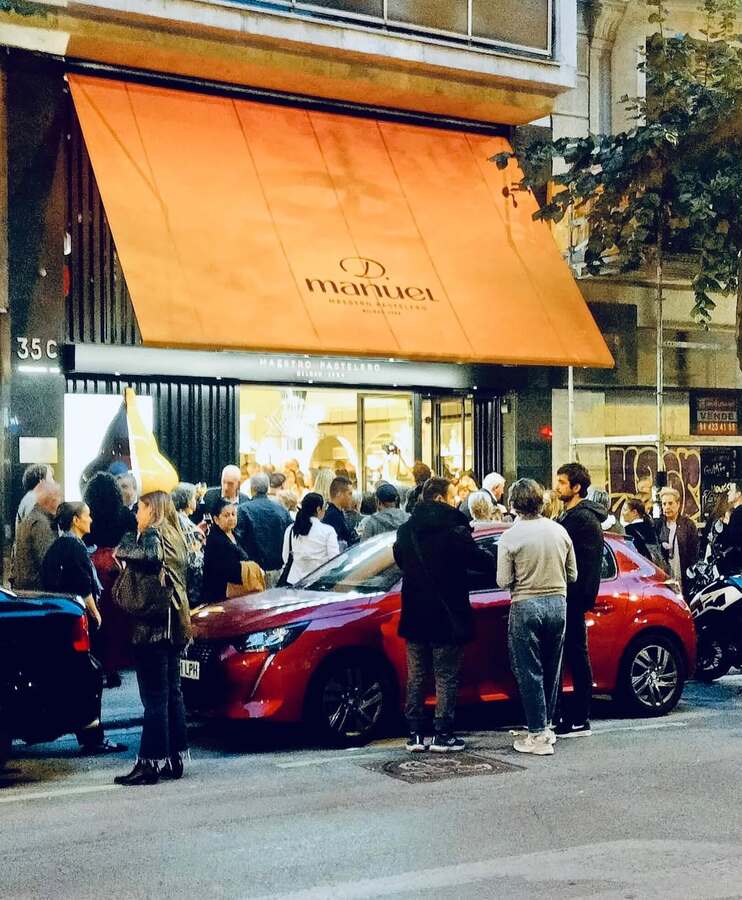 inauguración de la nueva pastelería de Don Manuel en Bilbao