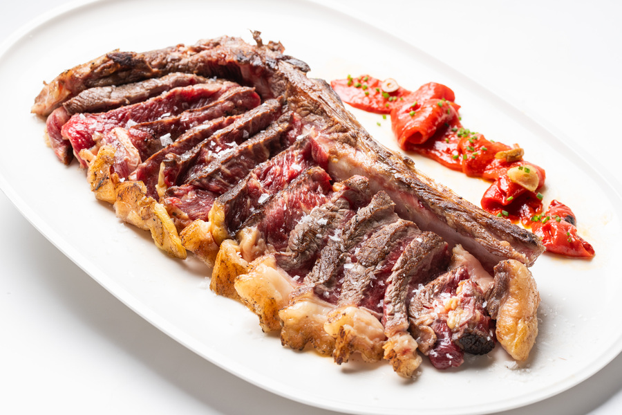 Chuleta en restaurante Kirol Bilbao