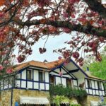 Txakoli de Artxanda: fachada de su restaurante en Bilbao (Artxanda)